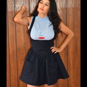 Fashion Brand Company navy pinafore L sold out